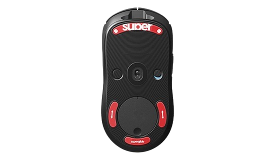 SuperGlide Patins Verre V2 - Logitech G Pro Wireless - Rouge (LGPSGR2) - Achat / Vente Modding sur grosbill-pro.com - 1