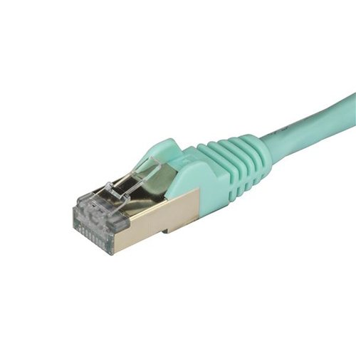 2m Aqua Cat6a Ethernet Cable - STP - Achat / Vente sur grosbill-pro.com - 2