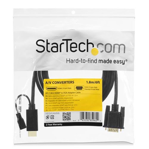 10ft HDMI to VGA active converter cable - Achat / Vente sur grosbill-pro.com - 4