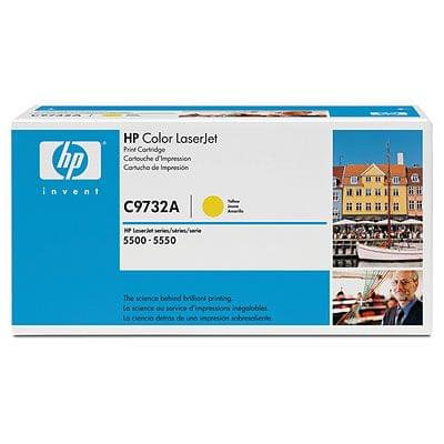 Toner C9732A Jaune 12000p pour imprimante Laser HP - 0