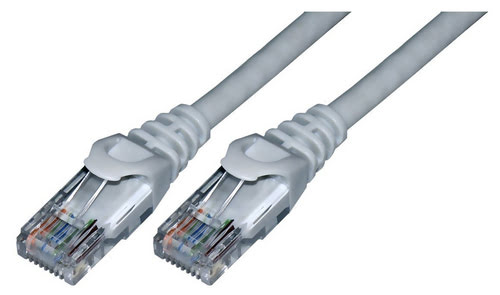 Eco patch cable Cat 5e U/UTP -5m Grey - Achat / Vente sur grosbill-pro.com - 0