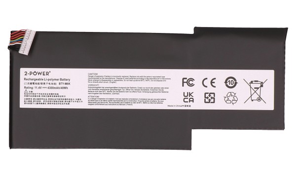 Batterie Batterie Li-Pol 11,4v 4600mAh - BTY-M6K - grosbill-pro.com - 1