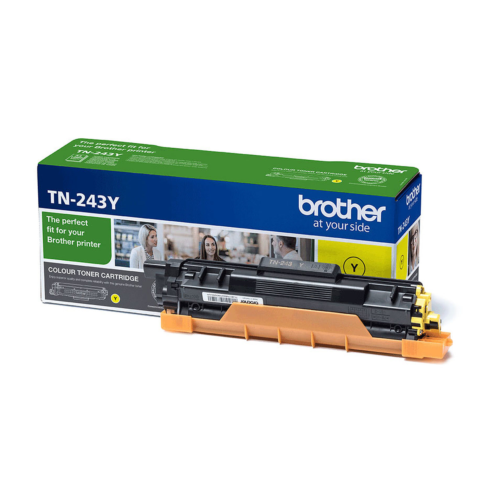 Toner laser Jaune 2300 Pages - TN247Y pour imprimante  Brother - 0