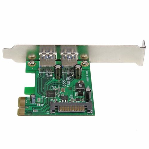 2 Port PCIe USB 3.0 Card Adapter w/UASP - Achat / Vente sur grosbill-pro.com - 3