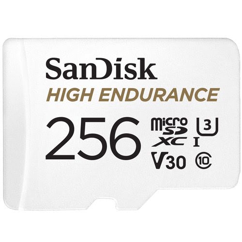 SanDisk microSDHC 256GB HE w/Adapter - Achat / Vente sur grosbill-pro.com - 0