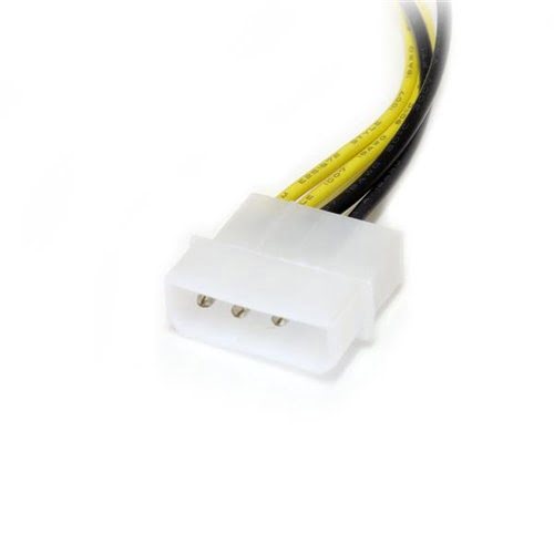 6" LP4 to 8 Pin PCIe Power Cable Adapter - Achat / Vente sur grosbill-pro.com - 2