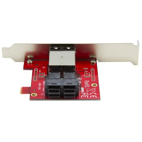 Mini-SAS Adapter - Dual SFF-8643 to 8644 - Achat / Vente sur grosbill-pro.com - 2