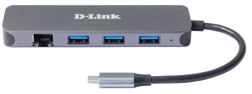 5-in-1 USB-C Hub with Gigabit Ethernet - Achat / Vente sur grosbill-pro.com - 1