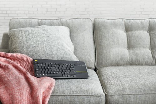 WIRELESS TOUCH KEYBOARD K400+ - Achat / Vente sur grosbill-pro.com - 17