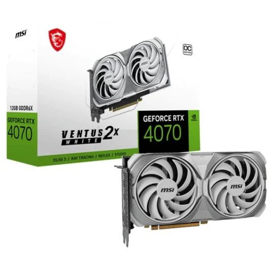 GeForce RTX 4070 VENTUS 2X WHITE 12G OC