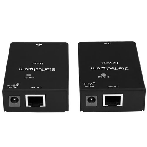 USB 2.0 over CAT5/CAT6 Extender - 1-Port - Achat / Vente sur grosbill-pro.com - 1