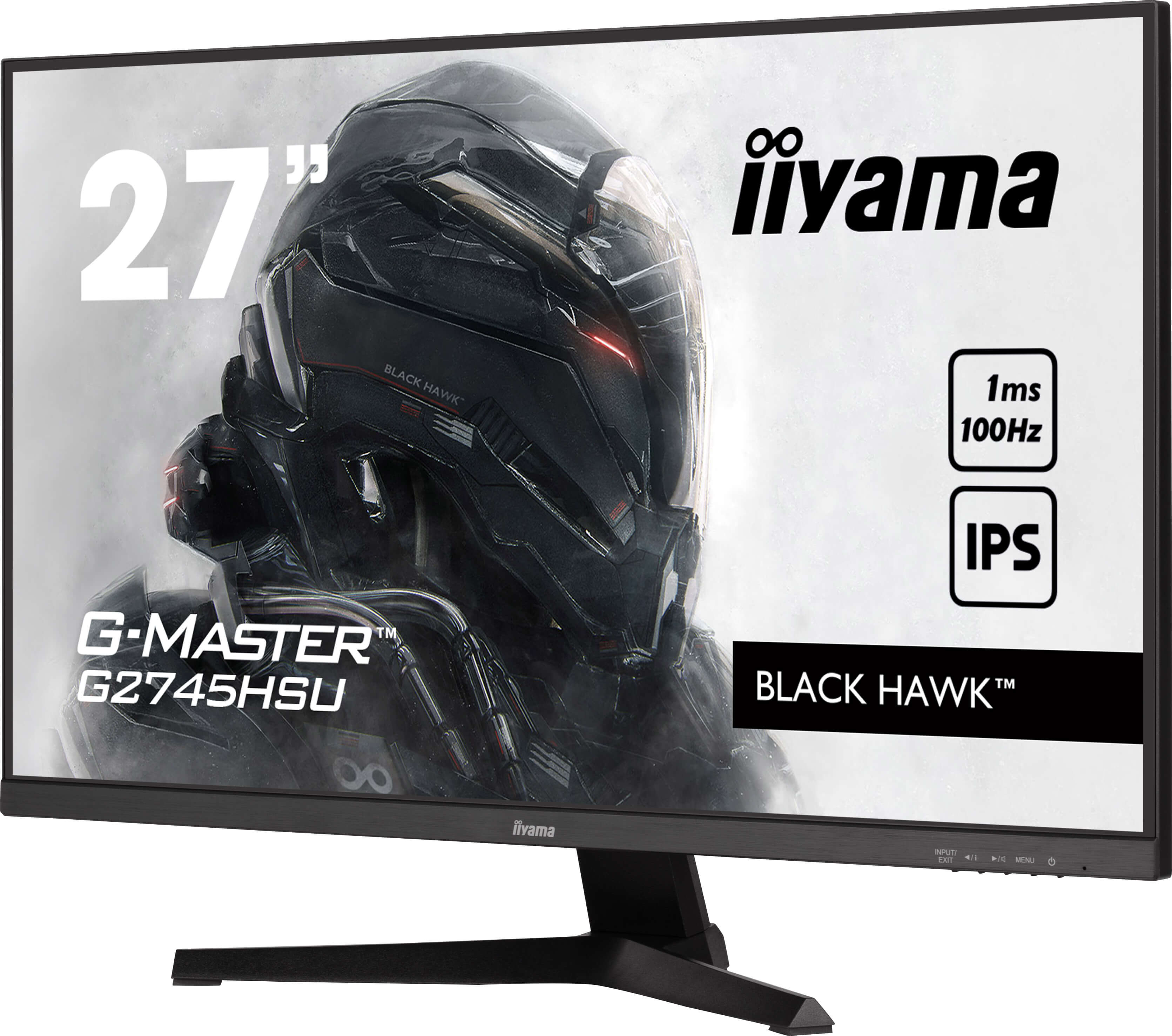 Iiyama 27"  G2745HSU-B2 - Ecran PC Iiyama - grosbill-pro.com - 4