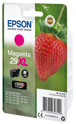 Cartouche Magenta - C13T29934012 pour imprimante  Epson - 1