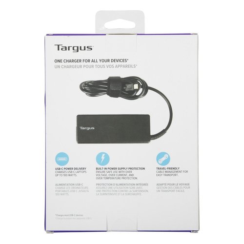 Targus USB-C 100W PD Charger Black - Achat / Vente sur grosbill-pro.com - 8