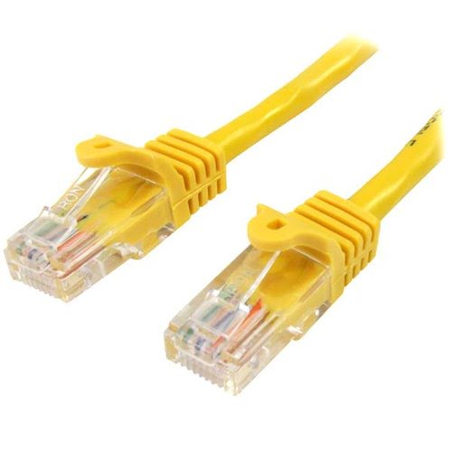 5m Yellow Snagless Cat5e Patch Cable - Achat / Vente sur grosbill-pro.com - 0