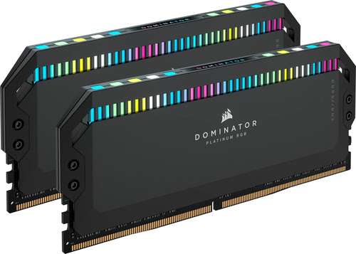 Corsair DOMINATOR PLATINUM RGB DDR5 Black (2x32Go) DDR5 6800 - Mémoire PC Corsair sur grosbill-pro.com - 0