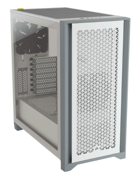 Corsair 4000D Airflow Tempered White Blanc - Boîtier PC Corsair - 0