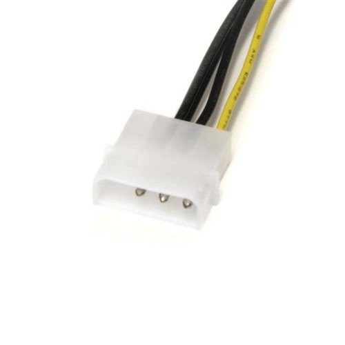6" LP4 to 8 Pin PCIe Power Cable Adapter - Achat / Vente sur grosbill-pro.com - 3