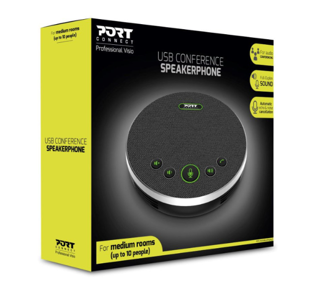 Port Enceinte salle conférence - Micro + Speaker (902002) - Achat / Vente Vidéoconférence sur grosbill-pro.com - 1