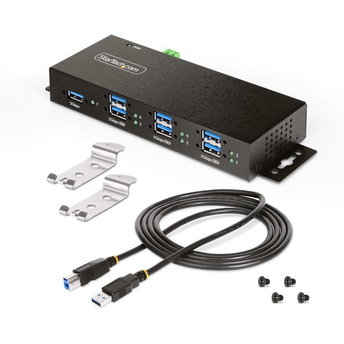 7-PORT MANAGED INDUSTRIAL USB - Achat / Vente sur grosbill-pro.com - 10