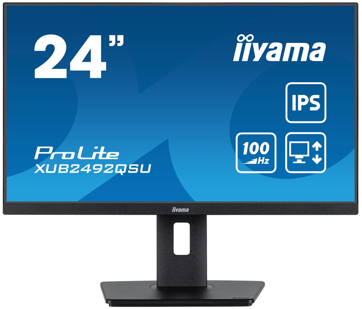 Iiyama 24"  XUB2492QSU-B1 - Ecran PC Iiyama - grosbill-pro.com - 0