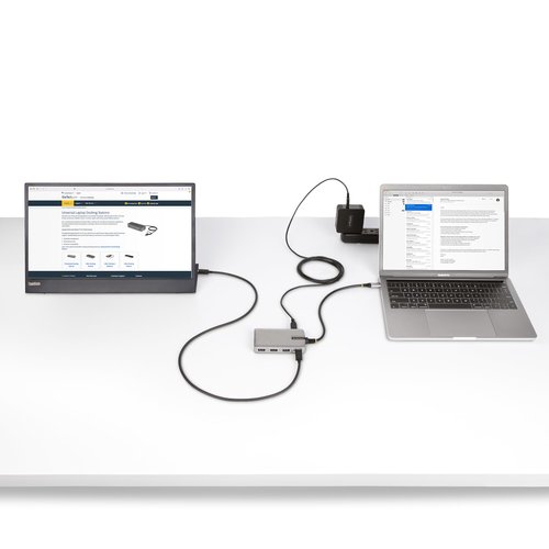 4-PORT USB-C HUB W/USB-C VIDEO - Achat / Vente sur grosbill-pro.com - 5