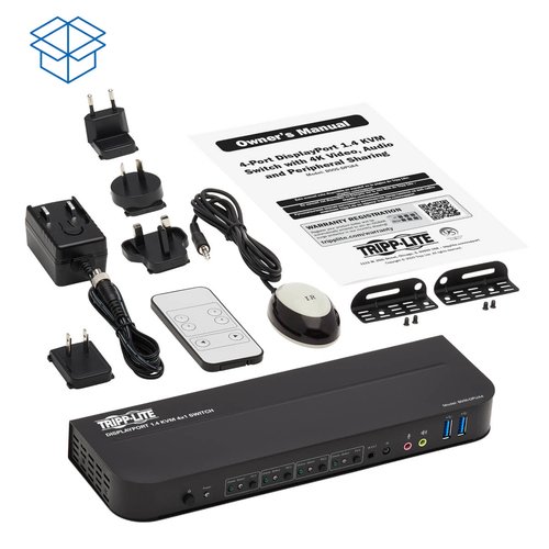 4PT DSPLYPRT/USB KVM SWITCH 4K - Achat / Vente sur grosbill-pro.com - 6