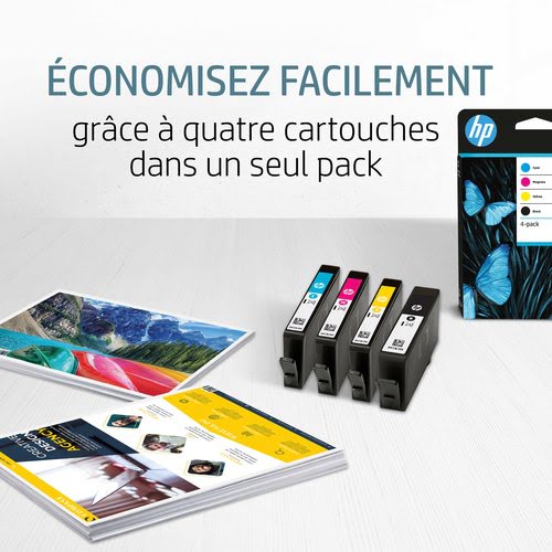 - Noir, Cyan, Magenta, Jaune - 6ZC71AE - Achat / Vente sur grosbill-pro.com - 2