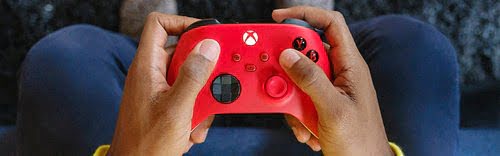 Microsoft XBOX Wireless Controller, fÃ¼r Xbox One / Series S/X / PC - Pulse Red  (QAU-00012) - Achat / Vente sur grosbill-pro.com - 6