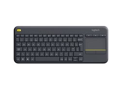 Grosbill Clavier PC Logitech WIRELESS TOUCH KEYBOARD K400+