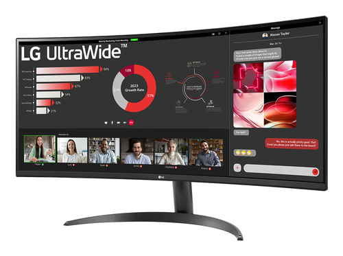 LG 34"  34WR50QK-B - Ecran PC LG - grosbill-pro.com - 1