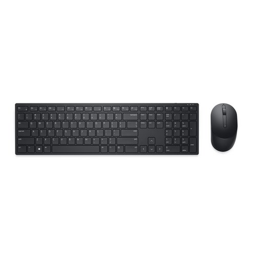 Grosbill Clavier PC DELL Pro Wireless Keyboard and Mouse - KM5221W Noir