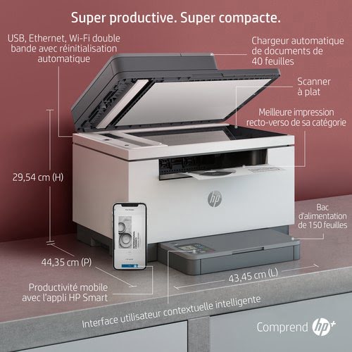Imprimante multifonction HP LaserJet M234sdwe - grosbill-pro.com - 13