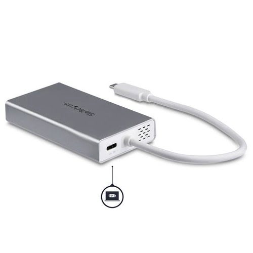 USB C Multiport Adapter - PD - Silver - Achat / Vente sur grosbill-pro.com - 4