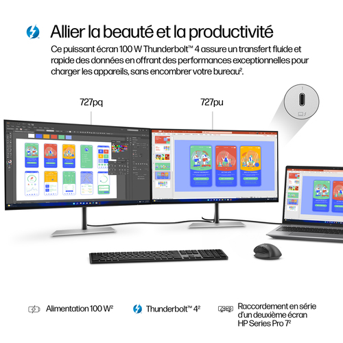 HP 27"  8J9E6AA#ABB - Ecran PC HP - grosbill-pro.com - 7