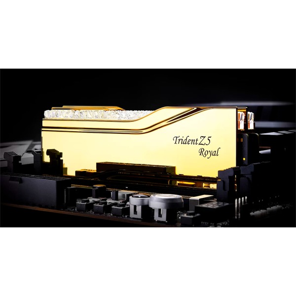 G.Skill Trident Z5 Royal Or 32Go (2x16Go) DDR5 7200MHz - Mémoire PC G.Skill sur grosbill-pro.com - 1