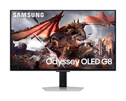 Grosbill Ecran PC Samsung Odyssey OLED MATE 32" 4K/240hz/0.03ms/Smart/G-SYNC-Seconde Vie-Parfait Etat