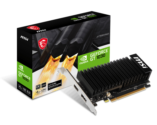 MSI GeForce GT 1030 4GHD4 LP OC  - Carte graphique MSI - 0