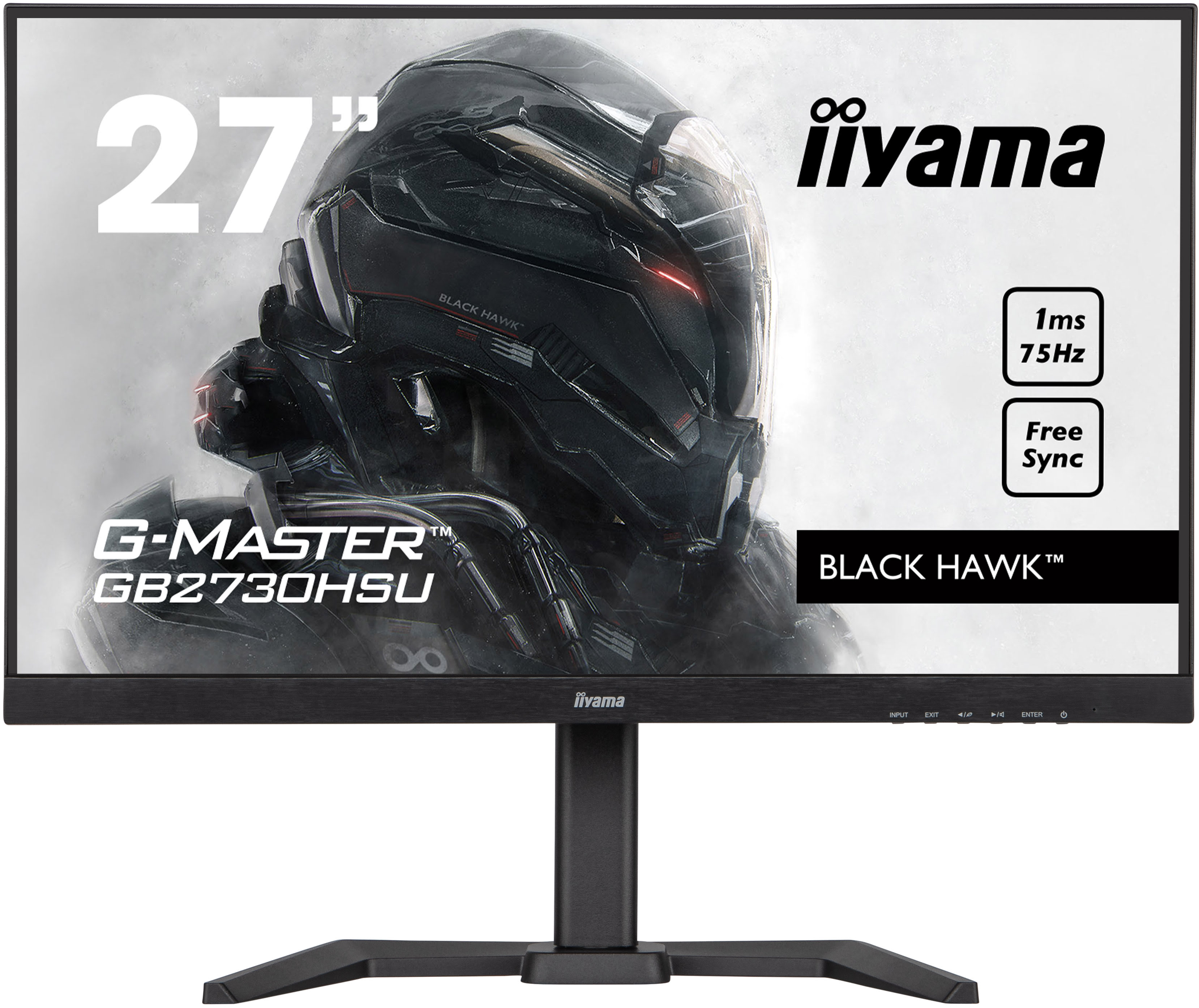 Iiyama 27"  GB2730HSU-B5 - Ecran PC Iiyama - grosbill-pro.com - 0