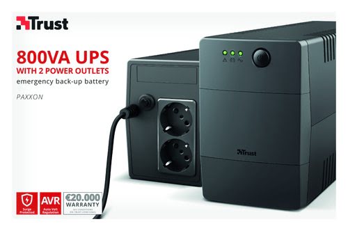 PAXXON 800 VA UPS 2 ELECTRICAL - Achat / Vente sur grosbill-pro.com - 12