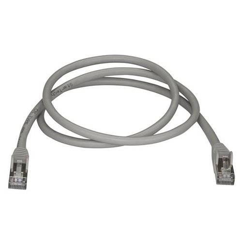 1m Gray Cat6a Ethernet Cable - STP - Achat / Vente sur grosbill-pro.com - 2