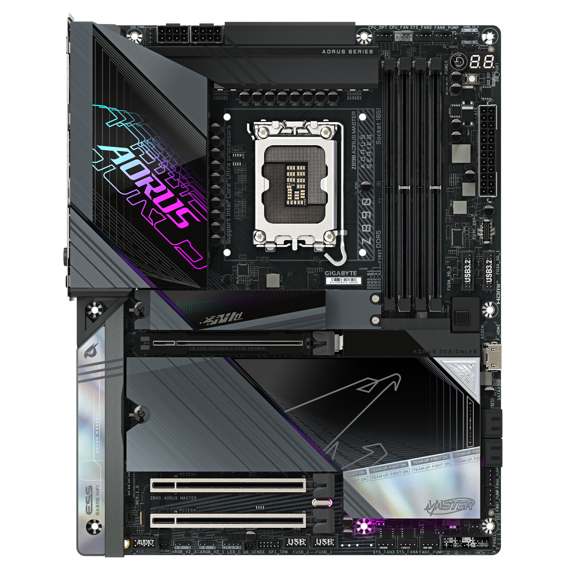 Gigabyte Z890 AORUS MASTER ATX  - Carte mère Gigabyte - 1