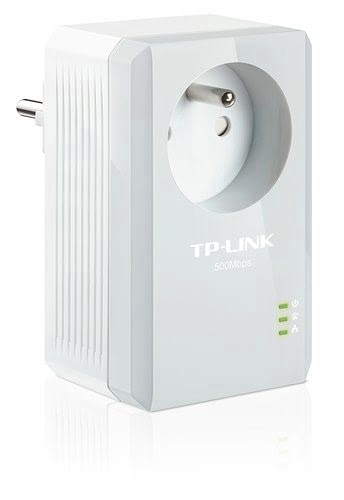AV500+Powerlinewith AC Pass Thr.500Mbps (TL-PA4015P) - Achat / Vente sur grosbill-pro.com - 1