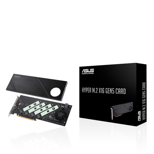 HYPER M.2 X16 GEN 5 CARD - Carte contrôleur Asus - grosbill-pro.com - 1