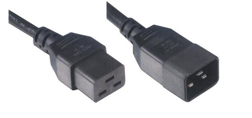 IEC C20 plug to IEC C19 socket - 3m - Achat / Vente sur grosbill-pro.com - 0