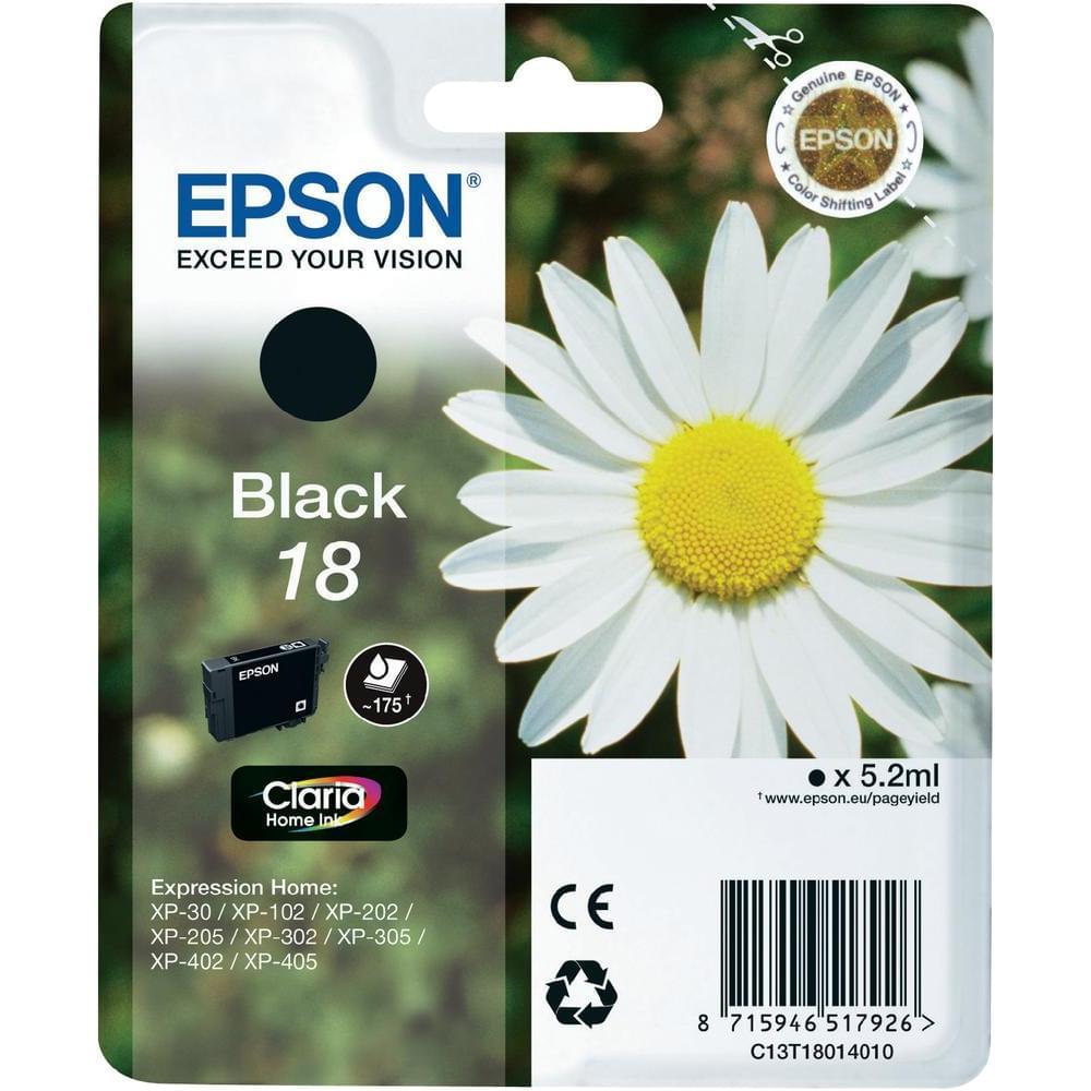 Cartouche T1801 Noir pour imprimante  Epson - 0