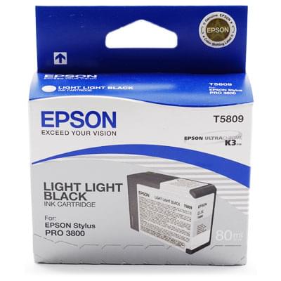 Cartouche Gris Clair T580900 pour imprimante  Epson - 0