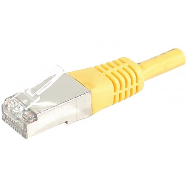 Cordon Cat.6A S/FTP Jaune - 2m - Connectique réseau - grosbill-pro.com - 0