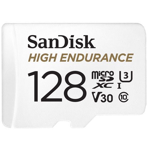 Grosbill Carte mémoire Sandisk SanDisk microSDHC 128GB HE w/Adapter