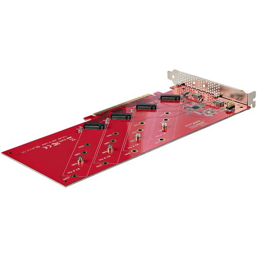 QUAD M.2 PCIE SSD ADAPTER CARD - Achat / Vente sur grosbill-pro.com - 1